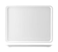 Tray with Melamine Edge 45x35x2 cm White 79082 H&H