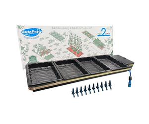 Tray2Grow Kit Automated Multi-Functional Plant Watering System with Pipe and Fittings for Reservoir Connection Click-Fit Filter Power-Free Gardening