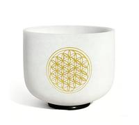 TRAYAYA 528hz Flower of Life Root Chakra Sound Healing Bowl 8 Inch
