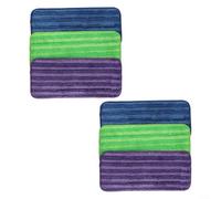 Trayne 3Pcs Reusable Microfiber Mop Pads For Swiffer for WetJet Spray Mop, Washable Floor Cleaning Refills For Hardwood Tile Stone 11.8x5.5in (6 Pack)