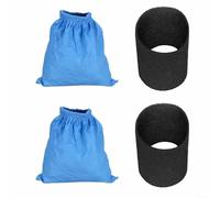 Trayne 4Pcs For Textile Filter Bags And Filter Elements For Karcher MV1 WD1 WD2 WD3 NT Series Vacuum Cleaners Fabric Materia(C)