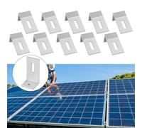 Trayne Aluminum Alloy 90 Degree L Bracket For Solar Panel Mounting On RV Boat Or Off-Grid Roof, U-Foot Support For 10W-100W Panels(4pc)