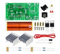 Trayne For Tesla Coil Kit, DIY Soldering Project For Electronics Hobbyists, Metal And Wood Assembly With Musical Plasma Function And Electrical Display