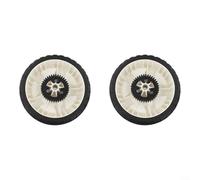 Trayne For Toro Lawn Mower Rear Wheel Replacement,8 In Plastic With Rubber Tread 38 Tooth Gear For 22 In For Recycler Push 115-4695 138-3216 (2pcs)