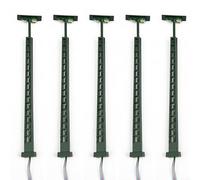 Trayne Model Railway Lights Lattice Mast Light ，for N Scale Layouts, 3V LED Lamp with Resistors -ck(10 pieces)