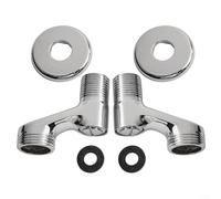 Trayne Stainless Steel Shower Angle Valve Replacement, Adjustable Design, G1/2 Thread Size, Compatible With Most Wall-Mounted Faucets