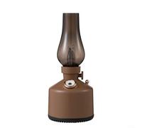 Trayne Vintage USB Rechargeable Humidifier Aromatherapy Essential Oil Diffuser Night Light, Silent Operation, Large Volume Mist (Coffee)