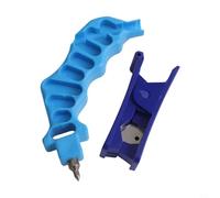 Trayneel 2in1 Drip Irrigation Punch Tool and Hose Cutter with 1/4 Inch Barbed Connectors and Drip Stoppers for Garden Watering Systems
