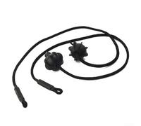 Trayneel 2PCS Parcel Shelf String Strap Rope Black ABS Replacement for Mini Cooper R50 R52 R53 R56 R60 R61 Rear Trunk Adjustable 45.5cm with 2.4cm Ball Secure Attachment