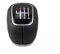 Trayneel 5 6 Speed Manual Transmission Shift Knob for Chevrolet 2009-2015 and 2006 Lancer Evolution 2004-2006 Yige 2017-2018 ABS Plastic Leather Black(C)