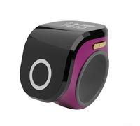 Trayneel Adjustable Smart Ring with 4-Digit Digital Counter for Prayer Reminders Touch Display Counting Ring ABS Compact Lightweight Ring Rose Gold Black Green Purple Red(black)