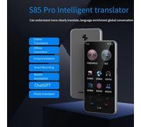 Trayneel Advanced Voice Translator for 144 Languages Real Time Simultaneous Offline Translation Portable Compact ABS Travel Learning Conference Device with Voice Recording(S85pro)