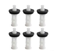 Trayneel Fuel Tank Oil Filter for Zenoah G35L G45L BC3410 BC4310 T328 Brushcutter Trimmer 2pcs or 6pcs Replacement Plastic White Black(6pcs)