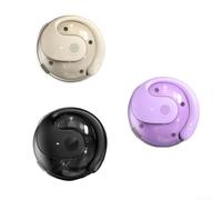 Trayneel Open Ear Air Conduction Wireless Headphones Compatible for Situational Awareness Lightweight Portable ABS Design 8x4x2cm Black Khaki Purple(purple)