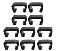 Trayneel Outdoor Rattan Furniture Clips ABS Plastic Connectors for Modular Sofa Sectional Stability Fits 4.25 cm and 5.25 cm Tube Widths All Weather Resistant for Patio Wicker Gar(5.25cm10)