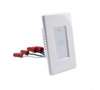 Trayneel Smart Touch Light Switch for Home Lighting Control No Neutral Wire Required 150W 2.4GHz APP Voice and Touch Control IP44 Rated 100-120VAC Compatible with Traditional Switches