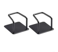 Trayneel Stainless Steel Sponge Holder for Kitchen Sink Organizer with Drain Rack Compatible with 304 Multi-Functional Non-Slip Storage for Sponges and Strainer 2 Pack(Black)