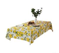 Trayneel Yellow Lemon Printed Table Mat 135x180cm for Coffee and Dining Tables Small Fresh Style Home Kitchen Decor(135-180)