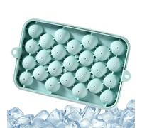 Trays - 25 Compartments Silicone Kitchen Container for Making Ice Cubes, Easy Removal Ice Ball Mould, for Tea, Coffee, Whisky, Households, Picnics