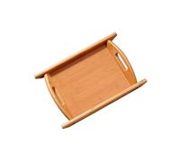 Trays Bamboo And Wood Tray With Ears Rectangular Commercial Dinner Plate Household Tea Cup Simple Bread Dim Sum Kitchen Dumpling Serving Trays