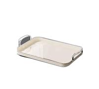 Trays Cream White Household Tray Living Room Tea Cup Rectangular Light Luxury Plastic Fruit Snack Party Milk Juice Serving Trays