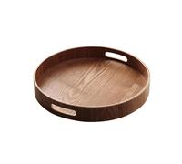 Trays Pastoral Style Household Tray Sitting Room Tea Cup Round Candy Dim Sum Bathroom Fragrance Serving Trays