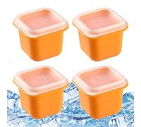 Trays - Silicone Large Tray | Easy Release s, Flexible Tray, Jumbo Tray, Silicone Ice Molds For Home Freezer Kitchen Bar Cocktails Whiskey Drinks Coffee