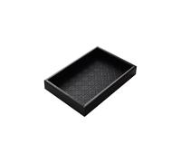Trays Solid Wood Leather Tray Water Cup Incense Candle Room Jewelry Perfume Decoration Party Cake Serving Trays