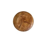 Trays Teak Dinner Plate Tray Japanese Round Tea Solid Wood Dim Sum Shallow Log Manual Dried Fruit Candy Serving Trays