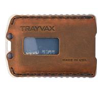 Trayvax Ascent Raw Wallet | Tobacco Brown One Size, Minimalist