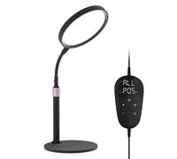 Trayvespace SAD Lamp 10000 Lux, Light Therapy Lamp with 9 Brightness Levels, UV-Free Daylight Lamp with 3 Colour Modes & Timer, Adjustable Sunlight Lamp for Home Office, Desk & Dark Winter Days