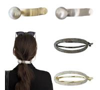 Traziewell Hair Bun Clips for Women Fine Hair Twist Bun Maker 4PCS Hair Bun Maker Headband Donut Hair Styling Tool Hair Accessories for Women Girls Magic Donut Hair Bun Maker 0510