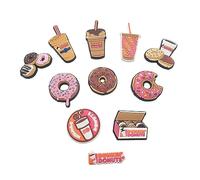 Traziewell Shoe Charms Food Shoe Charm 11 pcs for Girls Cute Cartoon Shoe Decoration Charms with Buttons for Birthday Presents Party Favors 00129
