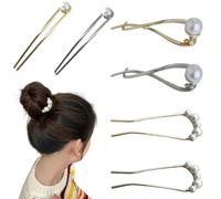 Traziewell Small Bun Hair Clips Women Magic Bun Maker 6 Pcs French Deft Bun Hair Twister Hair Donut Lazy Hair Twist Bun Maker Flexible Reusable Hair Styling Accessories for Women Girls 0512