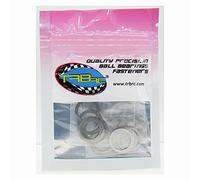 TRB RC M12x16mm Dia. Steel Shim Pack 10ea 0.1, 0.2, 0.3, 0.5mm Width