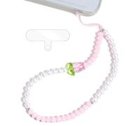 TRBR Baroque Pearl Phone Charm Wrist Strap, Beaded Lanyard Wristlet Chain, Elegant Bracelet Strap for iPhone & Cell Phone Cases