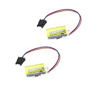 Trconelectron 2PCS ER17330V 3.6V PLC Replacement Battery for A6BAT ER17330V ER17330V/2P Size 2/3A