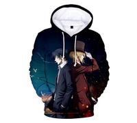 Trconk Anime Moriarty The Patriot 3D Fashion Casual Hoodie Casual Cosplay Fashion Streetwear Harajuku Long Sleeve Pullover Sweatshirts-B||XL