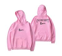 Trconk Calum Scott Hoodie Men Women Unisex Printed Pullover Sweatshirt Casual Oversized Long Sleeve Hoodies Streetwear XS~4XL-pink||L