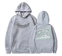 Trconk Central Cee 23 Hoodie Unisex Fashion Pullover Sweatshirts Men Women Casual Oversized Couple Long Sleeve Hoodies XXS~4XL-Grey||L