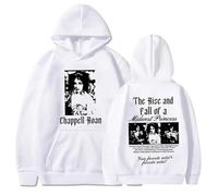 Trconk Chappell Roan Hoodies Casual Unisex Long Sleeves Pullover Top Oversized Sweatshirt Printed Versatile Hoodies For Men Women XS~4XL-white||x_s
