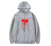Trconk Chappell Roan Pin Pony Club Merch Hoodies Drawstring Pocket Pullover Sweatshirt Long Sleeve Tops Unisex Printed Hoodies For Men Women XS~4XL-Grey||XL