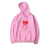 Trconk Chappell Roan Pin Pony Club Merch Hoodies Drawstring Pocket Pullover Sweatshirt Long Sleeve Tops Unisex Printed Hoodies For Men Women XS~4XL-pink||M