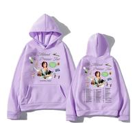 Trconk Chappell Roan The Midwest Princess Tour Hoodies Printed Graphic Long Sleeve Sweatshirts Street Fashion Pullovers Hoodies For Men Women XS~4XL-purple||XL