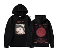 Trconk Gracie Abrams Minor I'M Minorly Stuck Hoodie Unique Fashion Long Sleeve Pullover Sweatshirts Oversized Printed Hoodies For Men Women XS~4XL-black||S