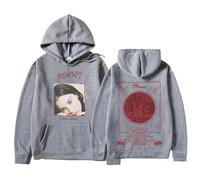 Trconk Gracie Abrams Minor I'M Minorly Stuck Hoodie Unique Fashion Long Sleeve Pullover Sweatshirts Oversized Printed Hoodies For Men Women XS~4XL-Grey||L