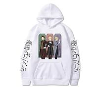 Trconk Hoodies Anime Moriarty The Patriot Printed Graphics Long Sleeve Sweatshirts Men's Women's Autumn Winter Casual Loose Pullover Tops-White||XXL
