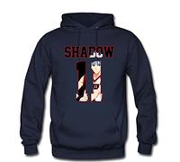 Trconk Hoodies Kuroko's Basketball Casual Loose Hooded Sweatshirt Men's and Women's Clothing Long Sleeve Pullovers Street Fashion Neutral Sweatshirts XXS~3XL-blue||L