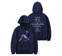 Trconk Kehlani Crash Album Merch Hoodie Printed Unisex Long Sleeve Sweatshirt Fashion Casual Pullovers Hoodies Streetwear For Men Women XS~4XL-blue||XL