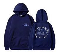 Trconk Kehlani Crash Logo Merch Hoodies Women Men Fashion Casual Long Sleeve Sweatshirts Couple Printed Oversized Pullover Hoodies XS~4XL-blue||L